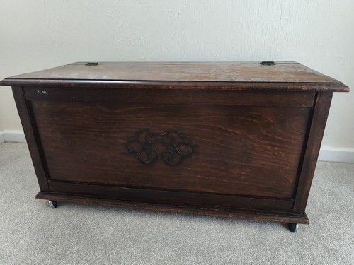 Vintage blanket chest - blanket, ottoman