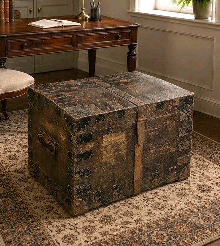 Antique iron bound - iron,