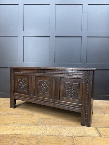 Georgian 18th carved oak - georgian, 18th.c