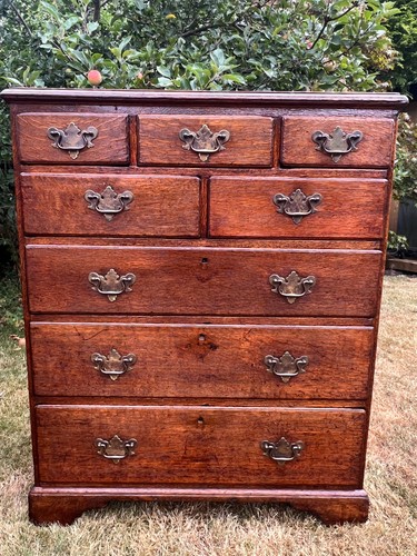 George iii oak chest - george,