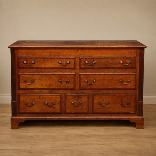 Georgian oak mahogany - oak,