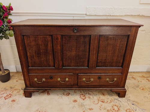 Georgian solid oak mule - georgian, chest