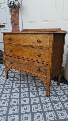 Vintage solid oak - solid, chest