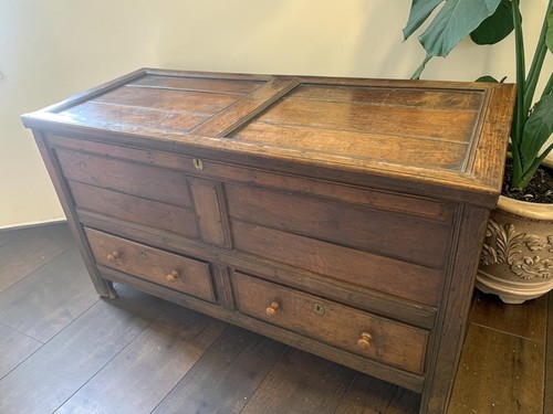 Antique georgian oak mule - oak,