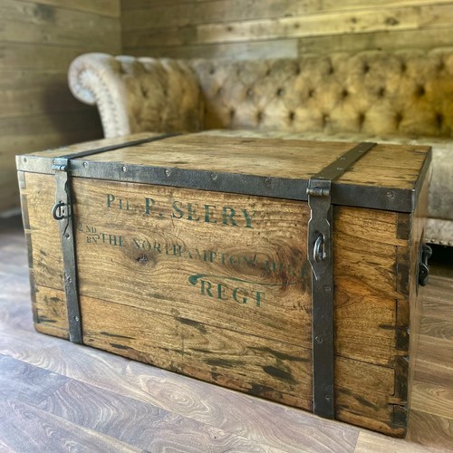 Antique oak victorian campaign - oak,