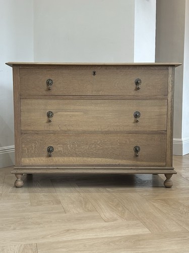 Antique oak chest drawers - chest, of