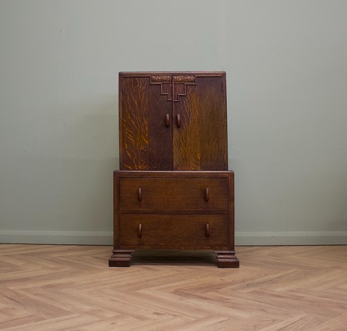 Vintage art deco - deco, oak