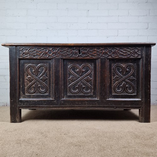 Antique oak chest late - antique,