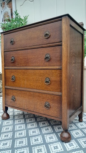 Antique solid oak chest 4 - solid,
