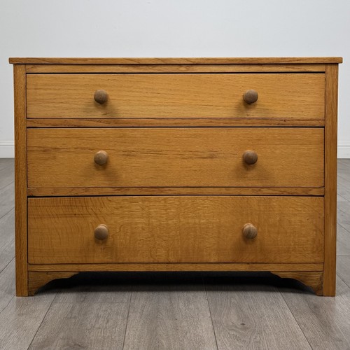 Antique golden oak chest - antique,