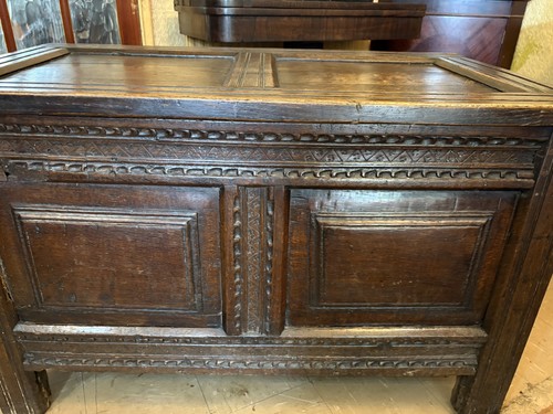 Antique oak chest - antique,