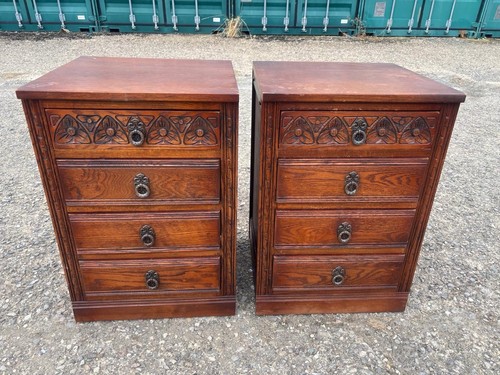 Vintage tudor style - carved, oak