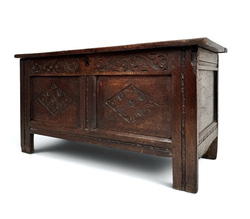 Antique solid carved oak - antique, mule