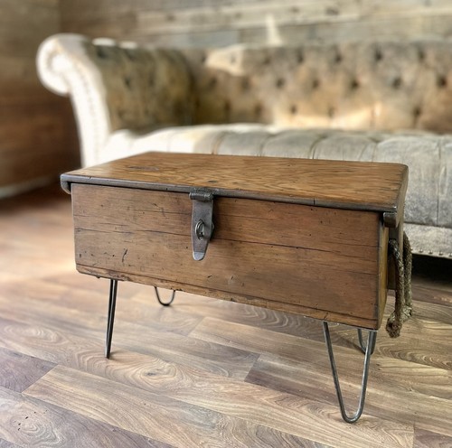 Vintage military chest coffee - military,