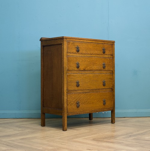 Antique vintage edwardian oak - vintage,