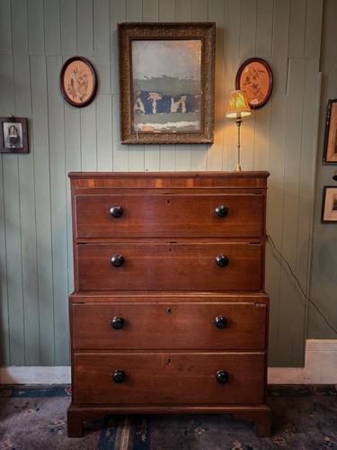 Antique 18th century oak small - 18th,